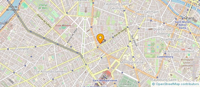 localisation de l'entreprise MONSIEUR JEAN BASTIN à PARIS