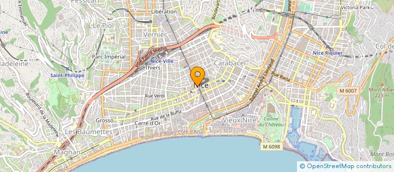 localisation de l'entreprise MONSIEUR JEAN BASTOS à NICE