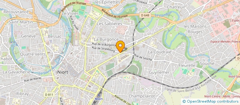localisation de l'entreprise MONSIEUR JEAN BATAILLE à NIORT
