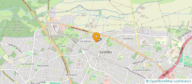 localisation de l'entreprise MONSIEUR JEAN BATARD  EYSINES