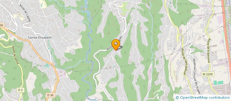 localisation de l'entreprise MONSIEUR JEAN BATAZZI  LA GAUDE