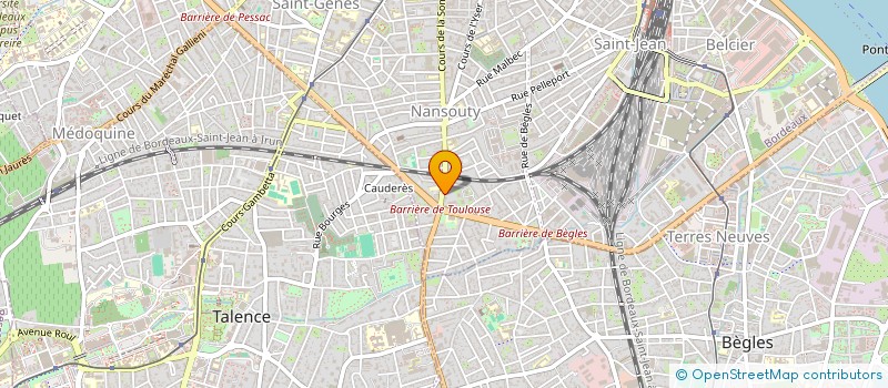 localisation de l'entreprise MONSIEUR JEAN-BATISTE RENARD  BORDEAUX