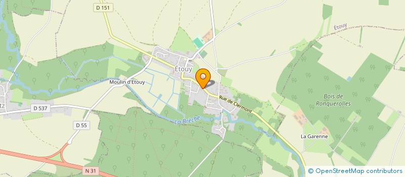 localisation de l'entreprise MONSIEUR JEAN-BATISTE REY  ETOUY