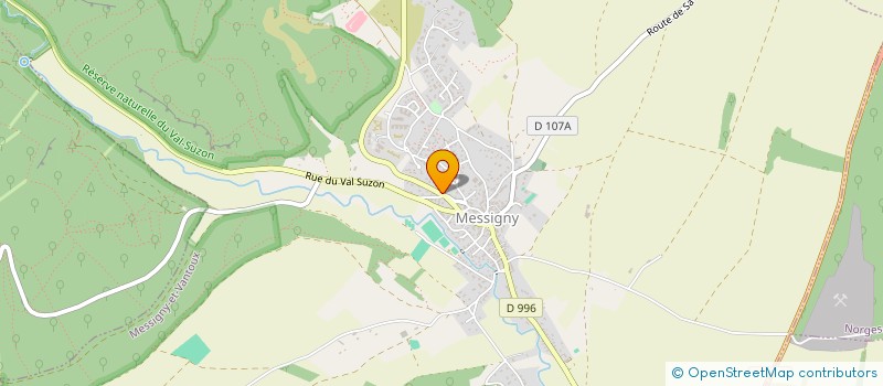 localisation de l'entreprise MONSIEUR JEAN BATTAULT à MESSIGNY-ET-VANTOUX