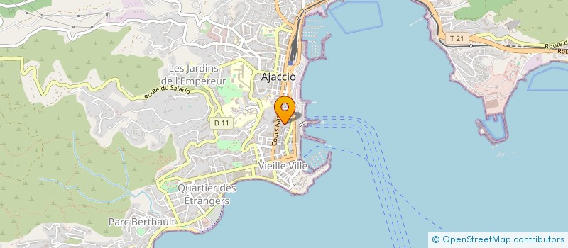 localisation de l'entreprise MONSIEUR JEAN BATTINI à AJACCIO