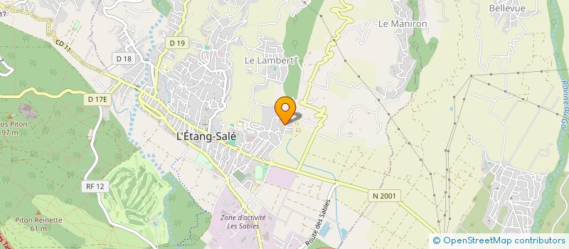 localisation de l'entreprise MONSIEUR JEAN BATTY  L'ETANG-SALE