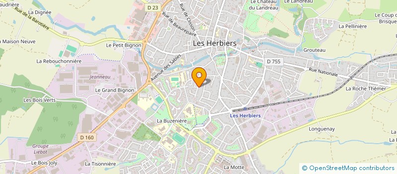 localisation de l'entreprise MONSIEUR JEAN BAUCHET à LES HERBIERS