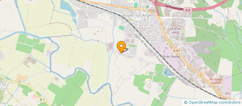 localisation de l'entreprise MONSIEUR JEAN BAUCOLS à PUGET-SUR-ARGENS