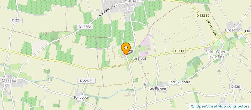 localisation de l'entreprise MONSIEUR JEAN BAUDET  BEAUVAIS-SUR-MATHA