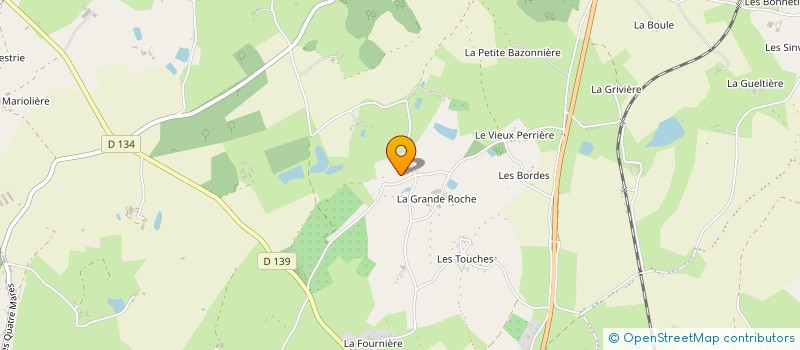 localisation de l'entreprise MONSIEUR JEAN BAUDET à SAINT-PARDOUX-SOUTIERS