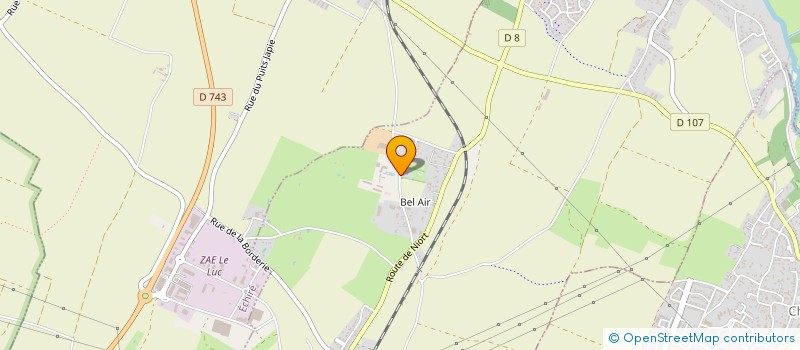 localisation de l'entreprise MONSIEUR JEAN BAUDET  SAINT-GELAIS