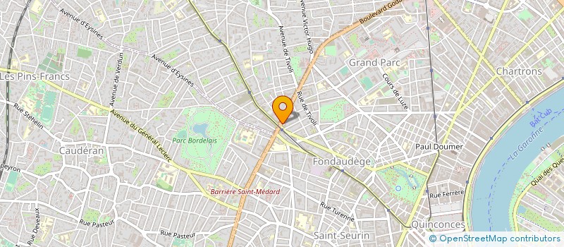 localisation de l'entreprise MONSIEUR JEAN BAUDIER à BORDEAUX