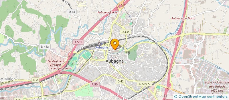 localisation de l'entreprise MONSIEUR JEAN BAUDOIN à AUBAGNE