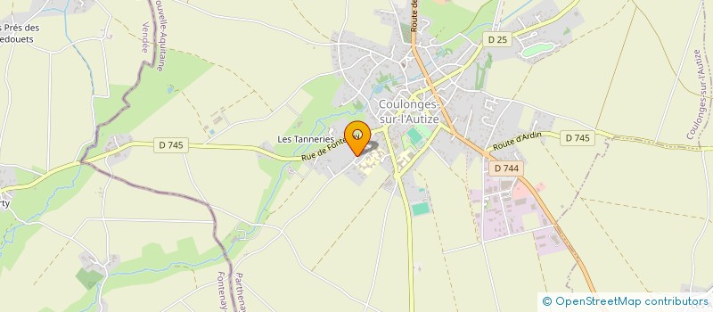 localisation de l'entreprise MONSIEUR JEAN BAUDOUIN  COULONGES-SUR-L AUTIZE