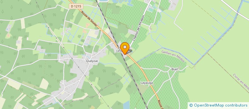 localisation de l'entreprise MONSIEUR JEAN BAUDOUX  QUEYRAC