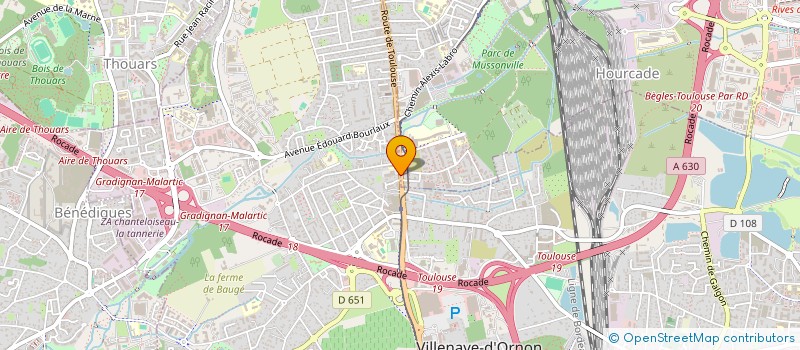 localisation de l'entreprise MONSIEUR JEAN BAUDROUS  VILLENAVE-D'ORNON