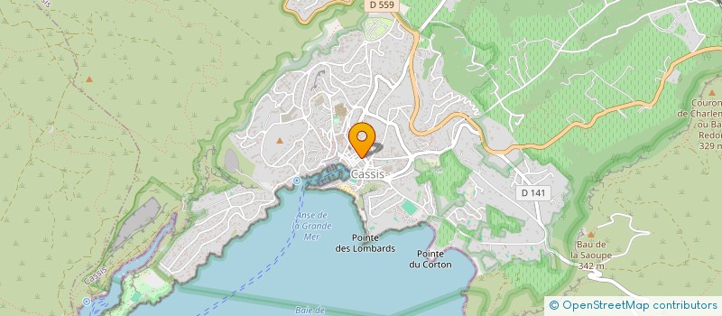 localisation de l'entreprise MONSIEUR JEAN BAUDRY à CASSIS