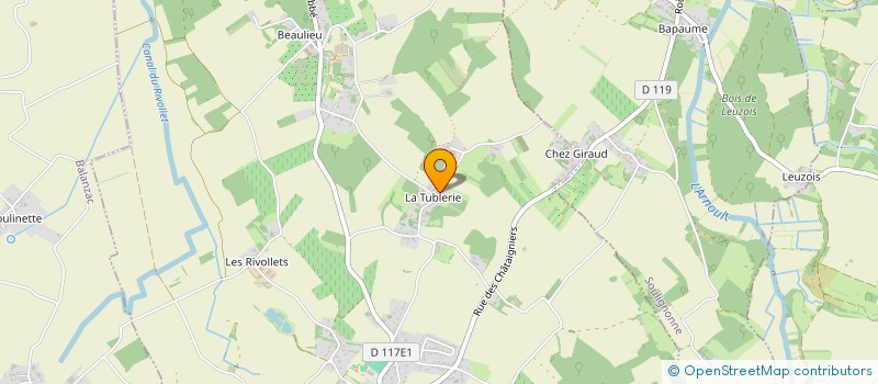 localisation de l'entreprise MONSIEUR JEAN BAUDRY  SABLONCEAUX