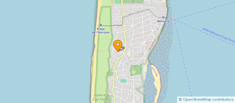 localisation de l'entreprise MONSIEUR JEAN BAUDRY  LEGE-CAP-FERRET