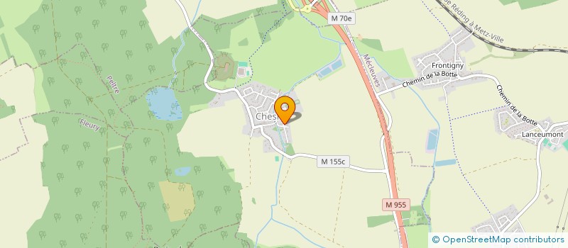 localisation de l'entreprise MONSIEUR JEAN BAUER  CHESNY