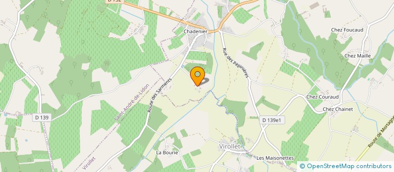 localisation de l'entreprise MONSIEUR JEAN BAUGET  GEMOZAC