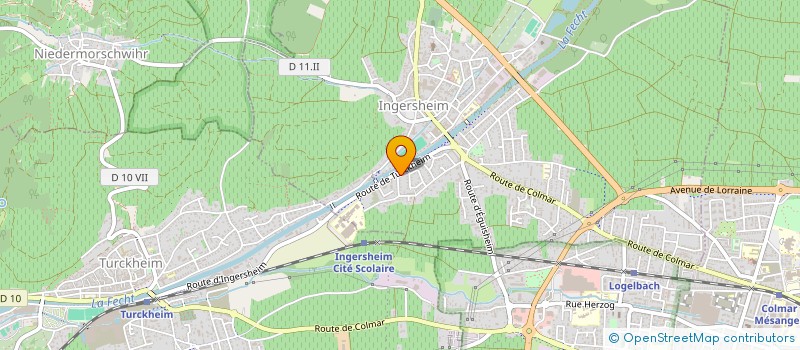 localisation de l'entreprise MONSIEUR JEAN BAUMANN  INGERSHEIM