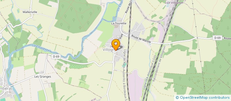 localisation de l'entreprise MONSIEUR JEAN BAUSSANT  SAINT-GROUX