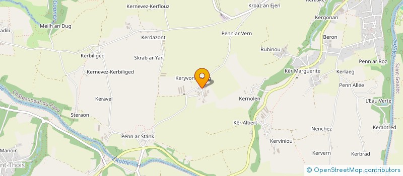 localisation de l'entreprise MONSIEUR JEAN BAUT à CHATEAUNEUF-DU-FAOU