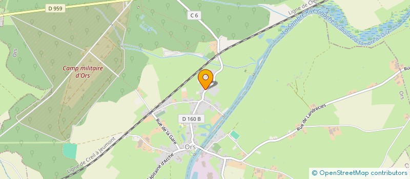 localisation de l'entreprise MONSIEUR JEAN BAVAY  ORS