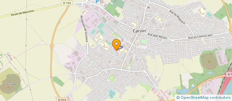 localisation de l'entreprise MONSIEUR JEAN BAVIERE  CARVIN