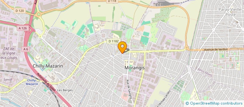 localisation de l'entreprise MONSIEUR JEAN BAYARD  MORANGIS