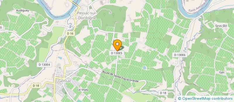 localisation de l'entreprise MONSIEUR JEAN BAYLE  COUBEYRAC