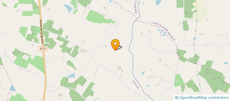 localisation de l'entreprise MONSIEUR JEAN BAYSSIERES  CANCON