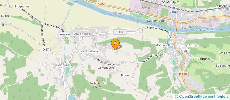 localisation de l'entreprise MONSIEUR JEAN BAZET  VARENNES