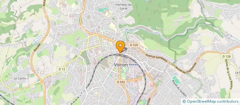 localisation de l'entreprise MONSIEUR JEAN BAZIN à VOIRON