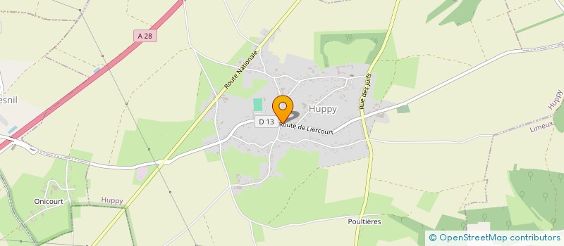 localisation de l'entreprise MONSIEUR JEAN BAZIN  HUPPY