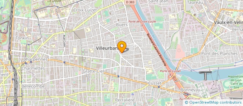 localisation de l'entreprise MONSIEUR JEAN BEATRIX à VILLEURBANNE