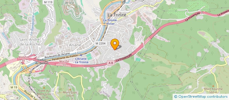 localisation de l'entreprise MONSIEUR JEAN BEAUBIAT à LA TRINITE
