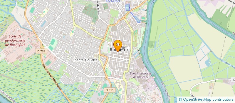 localisation de l'entreprise MONSIEUR JEAN BEAUCHARD  ROCHEFORT