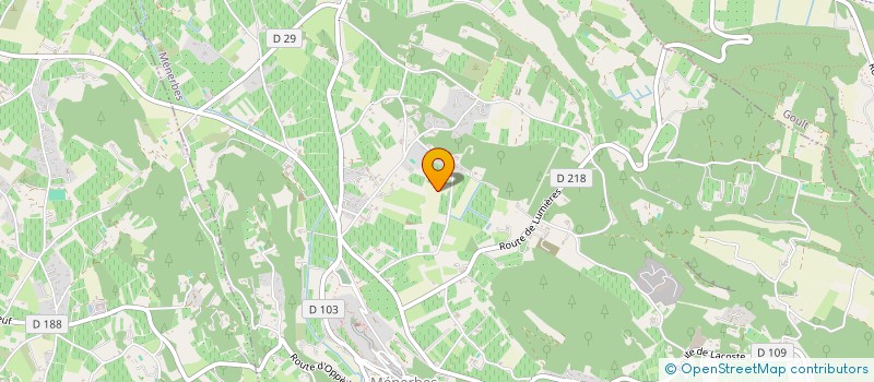 localisation de l'entreprise MONSIEUR JEAN BEAUCHIER  MENERBES