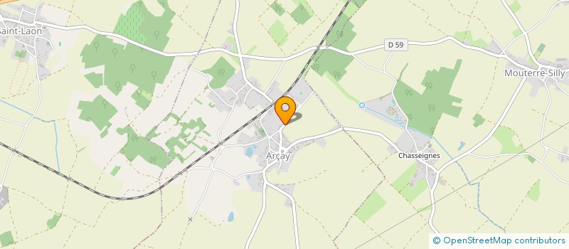 localisation de l'entreprise MONSIEUR JEAN BEAUDOIN  LOUDUN