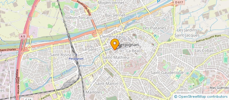 localisation de l'entreprise MONSIEUR JEAN BEAUDOUIN  PERPIGNAN