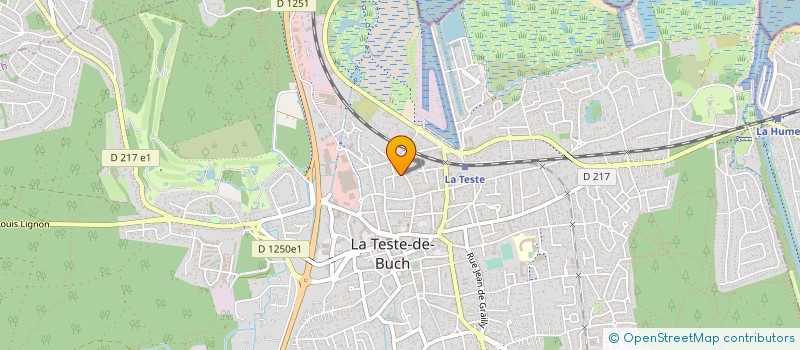 localisation de l'entreprise MONSIEUR JEAN BEAUGENDRE à LA TESTE-DE-BUCH