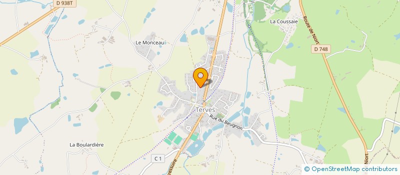 localisation de l'entreprise MONSIEUR JEAN BEAUJAULT  BRESSUIRE