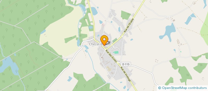 localisation de l'entreprise MONSIEUR JEAN BEAUJOIN  SAINT-HILAIRE-EN-LIGNIERES