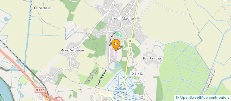 localisation de l'entreprise MONSIEUR JEAN BEAUPUY  BREUIL-MAGNE