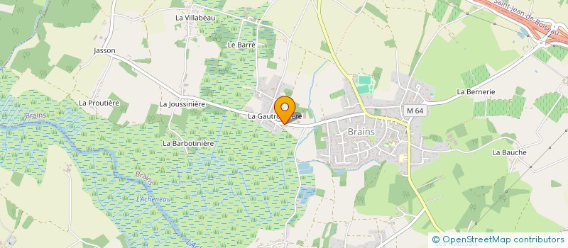 localisation de l'entreprise MONSIEUR JEAN BEAUVIS  BRAINS