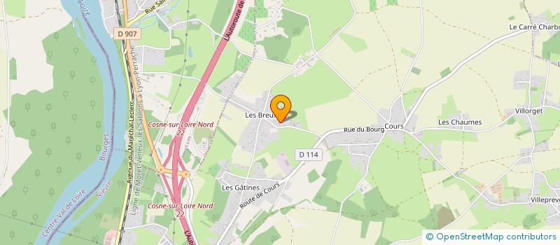localisation de l'entreprise MONSIEUR JEAN BEAUVOIS à COSNE COURS SUR LOIRE