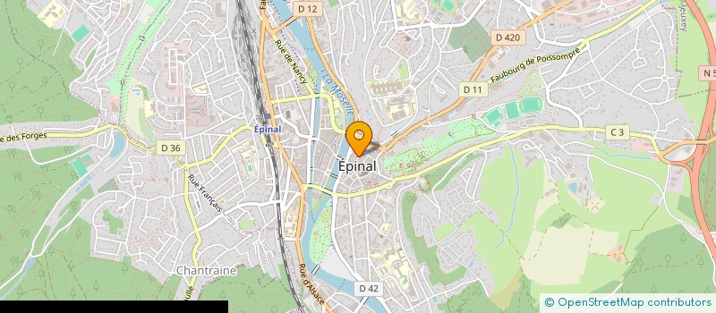 localisation de l'entreprise MONSIEUR JEAN BECHAIMONT  NANCY