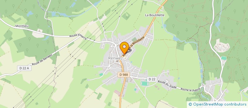 localisation de l'entreprise MONSIEUR JEAN BECHET  RENWEZ